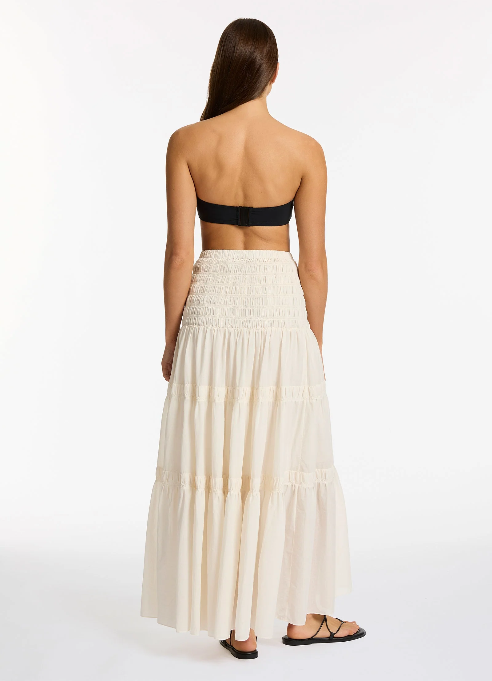 Jetset Convertible Maxi Dress - Cream - Image 3