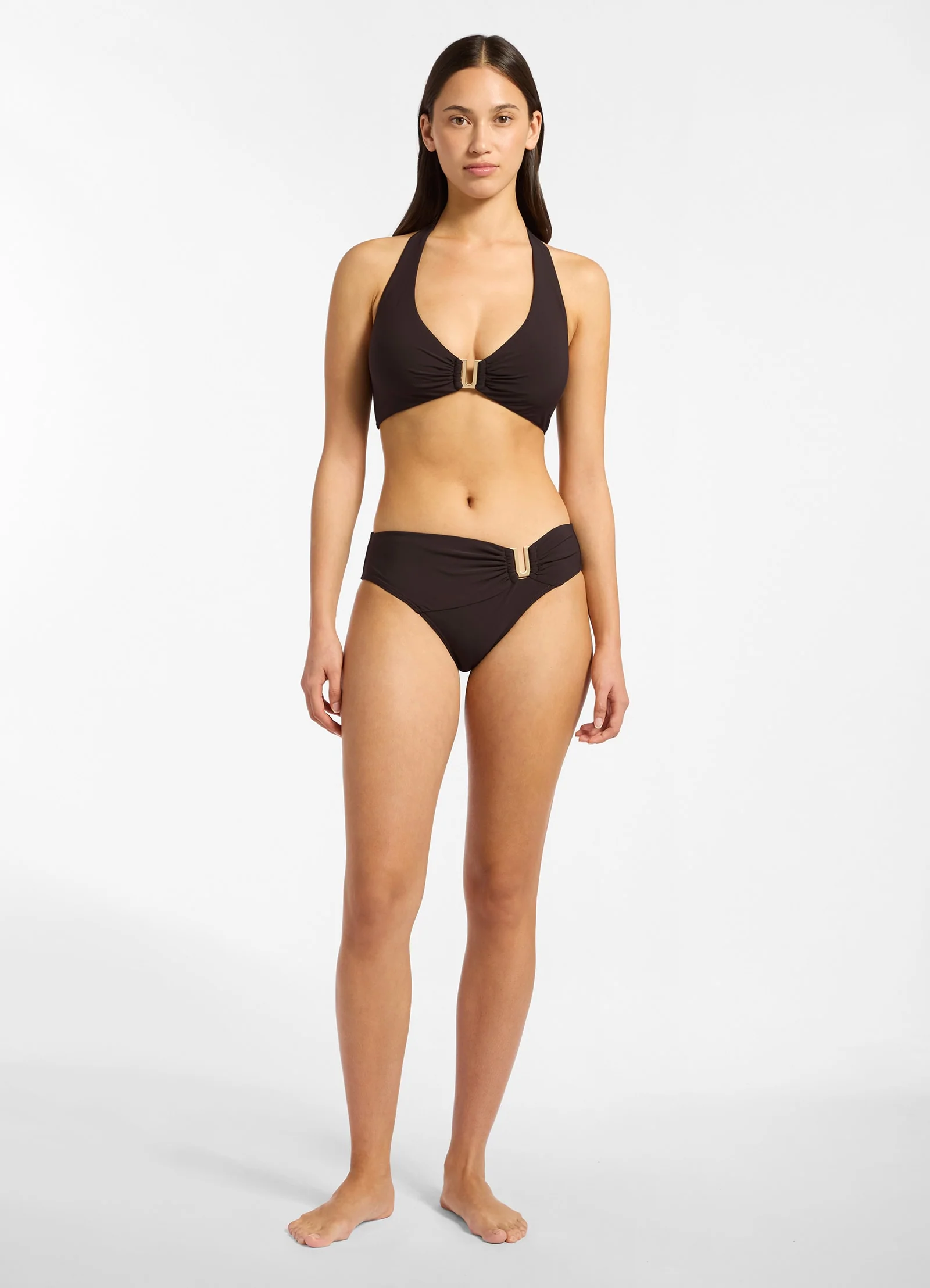 Jetset D-Dd Halter Top - Chocolate - Image 4