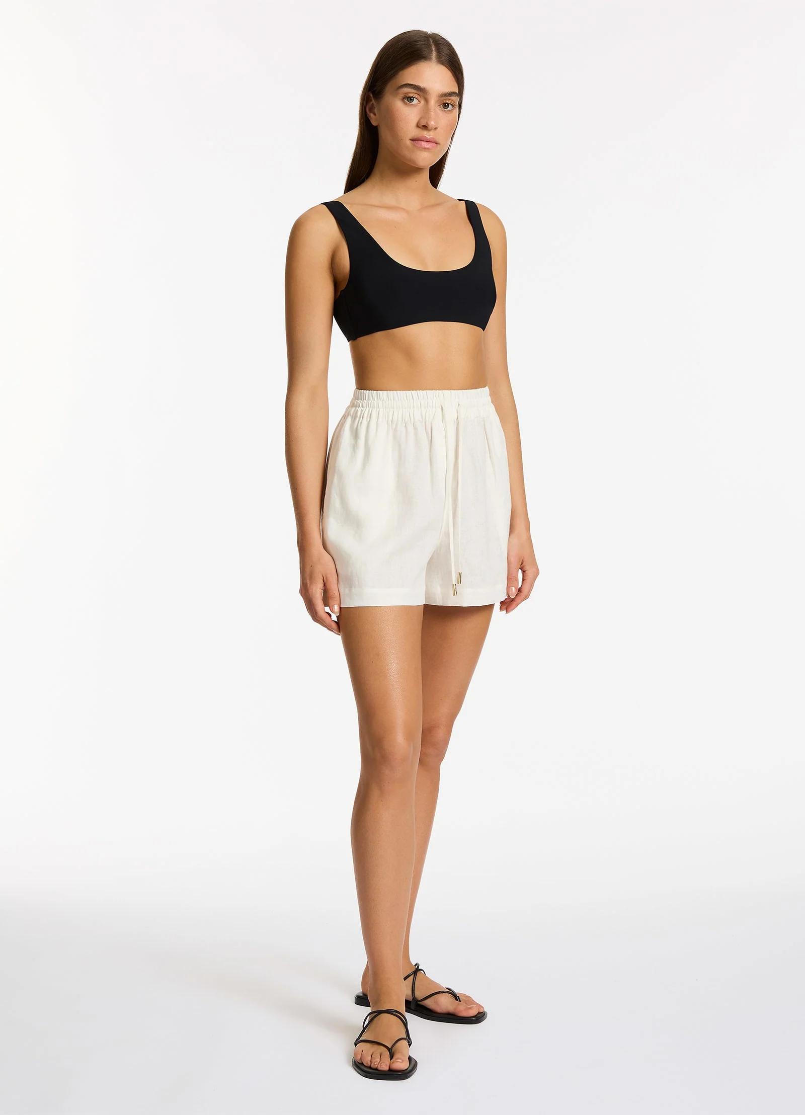 Jetset Elastic Waist Short - Cream - Image 3