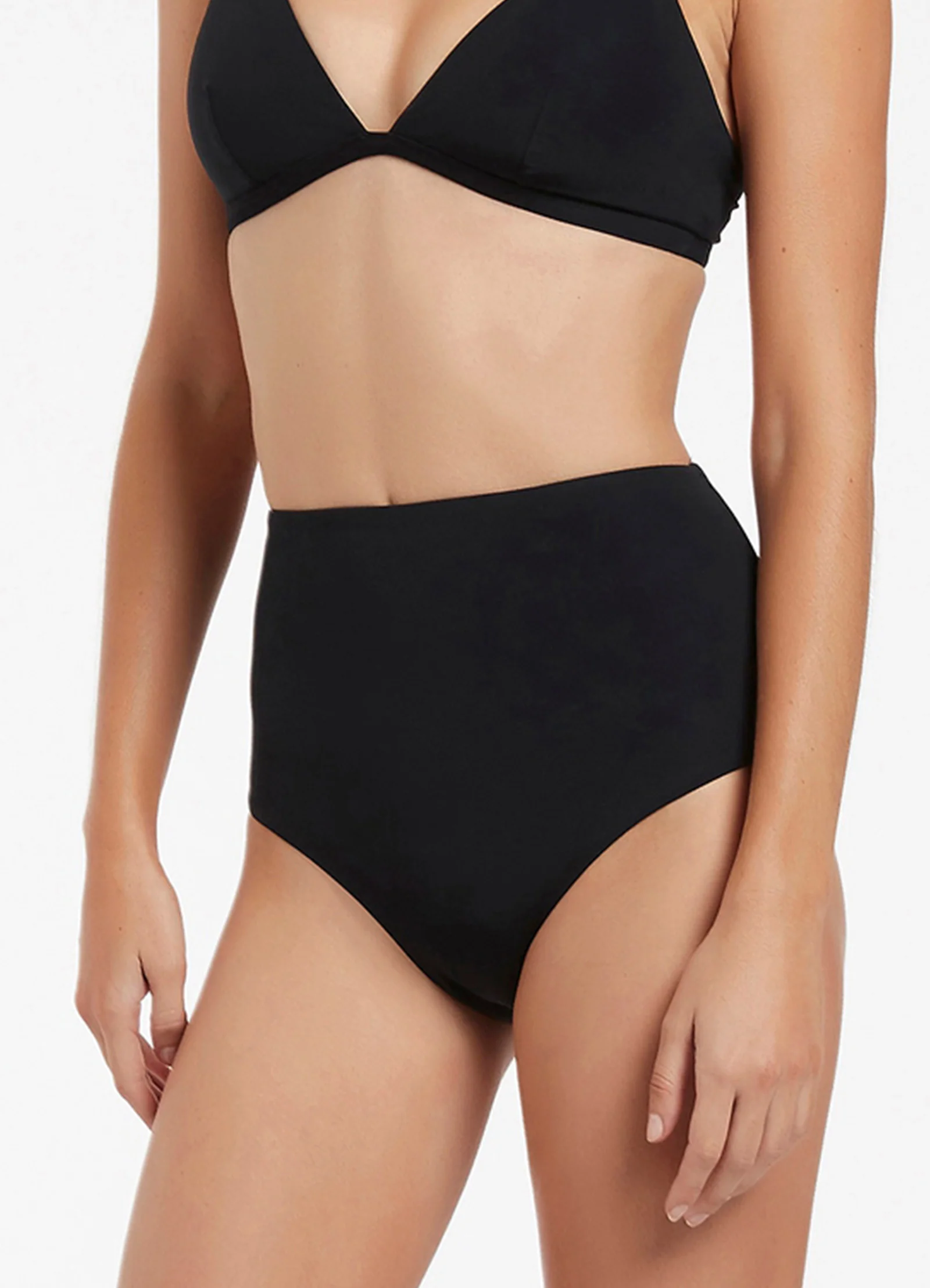 Jetset High Waisted Bikini Bottom - Black - Image 3