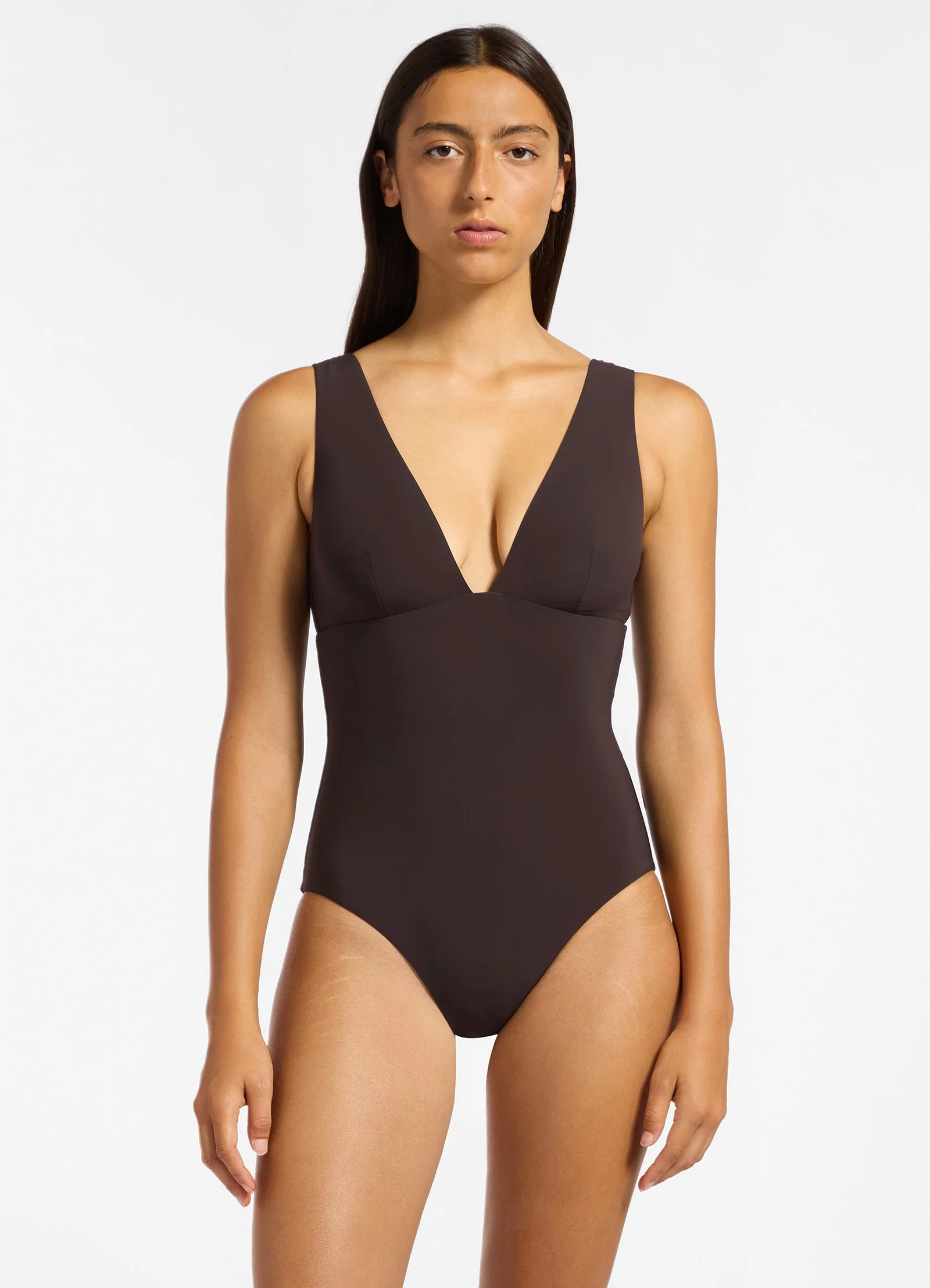 Jetset Plunge One Piece - Chocolate - Image 4